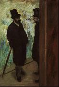 Edgar Degas Halevy and Cave Backstage at the Opera china oil painting artist